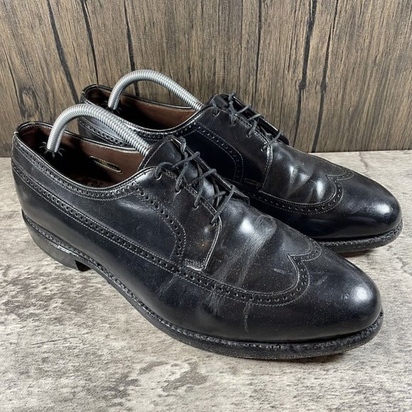Allen Edmonds Other - ALLEN EDMONDS Richmond Shoes Black Leather Dress Wingtip Derbys Men’s Size 10.5